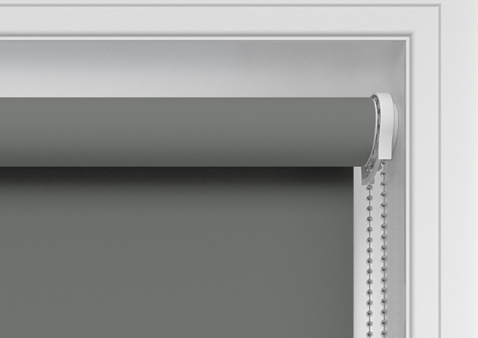 Trinity (FR Blackout), Seal Grey - Twist&Fit Roller Blind - Image 11